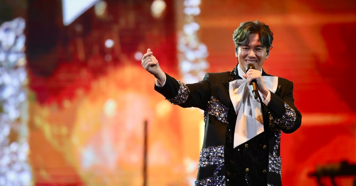 李聖傑今（26）日在台北小巨蛋開唱。（圖／東森娛樂）