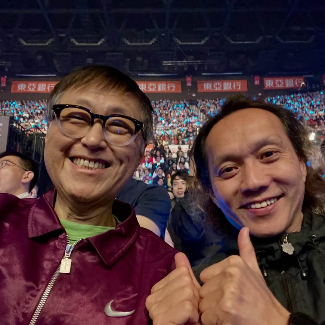 谷德昭平安夜朝聖張學友演唱會。（圖／翻攝自谷德昭Instagram）
