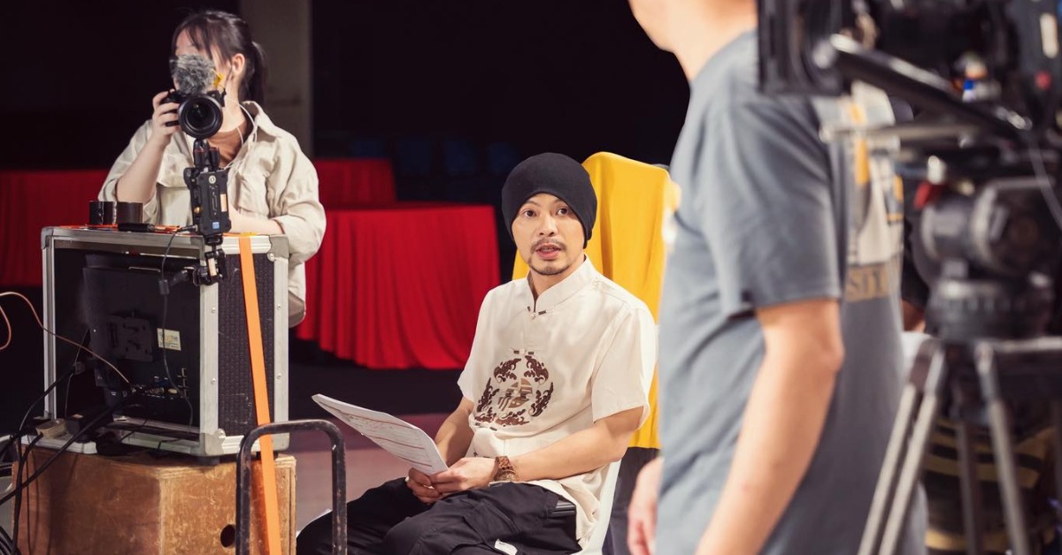 黃明志復工拍攝馬年賀歲新歌MV。（圖／翻攝自黃明志臉書）