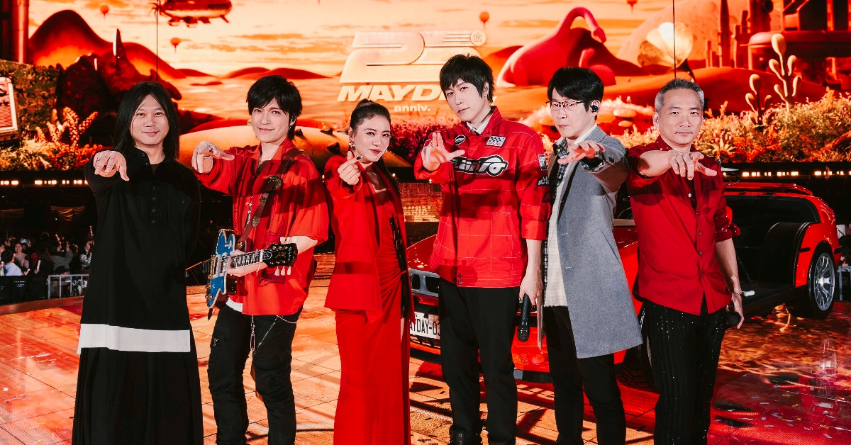 五月天與嘉賓丁噹典唱跳組曲沸騰全場。（圖／相信音樂提供）