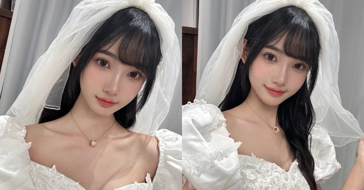 七七昔日拍攝的婚紗照掀起討論。（圖／翻攝自七七小紅書）