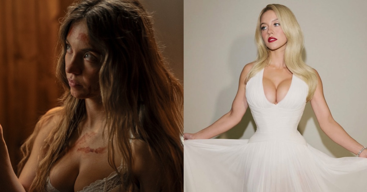 席德妮史威尼紅毯造型超性感。（圖／車庫娛樂、翻攝自席德妮史威尼Instagram）