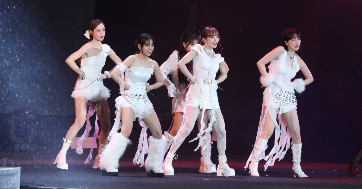 南韓傳奇女團KARA睽違12年來台演出。（圖／東森娛樂）
