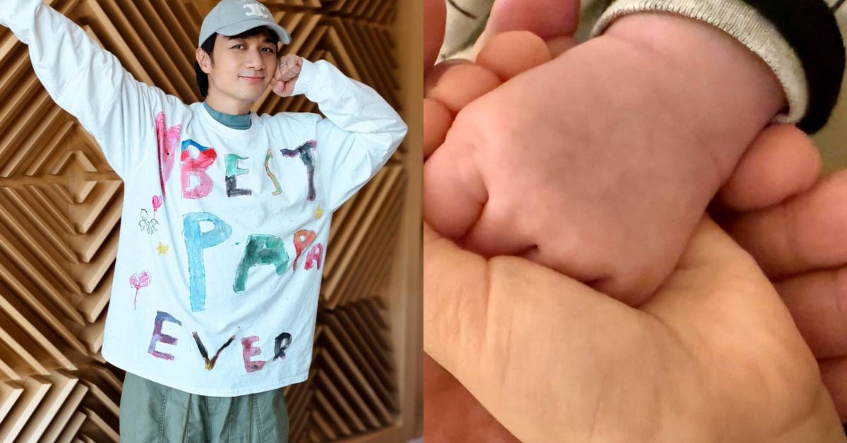 古巨基今（1）日元旦在臉書宣布喜獲二寶。（圖／翻攝自古巨基 Leo Ku   臉書）