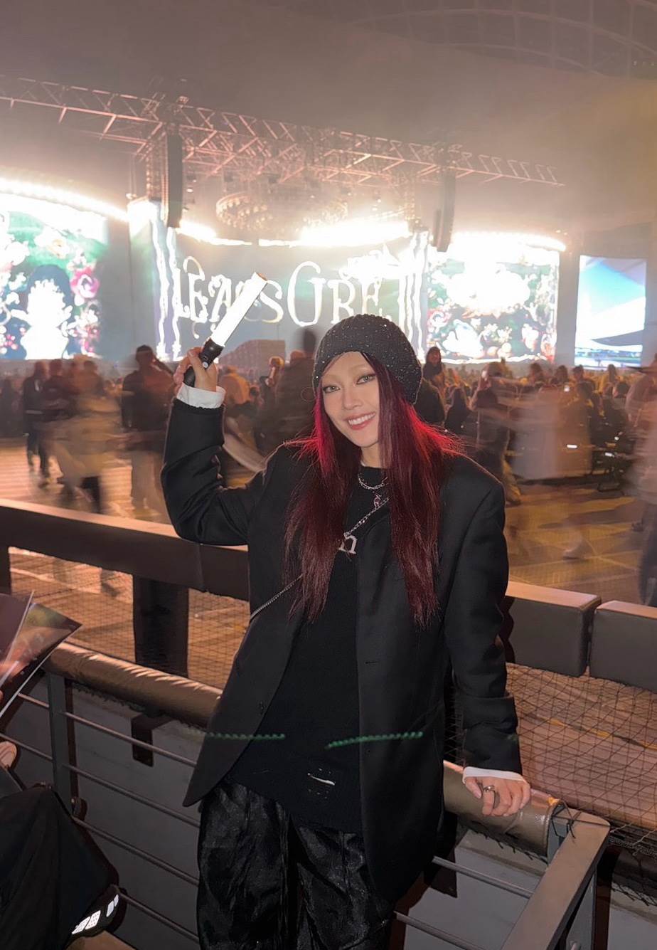 琟娜VERNA朝聖蔡依林演唱會。（圖／谷優娛樂提供）