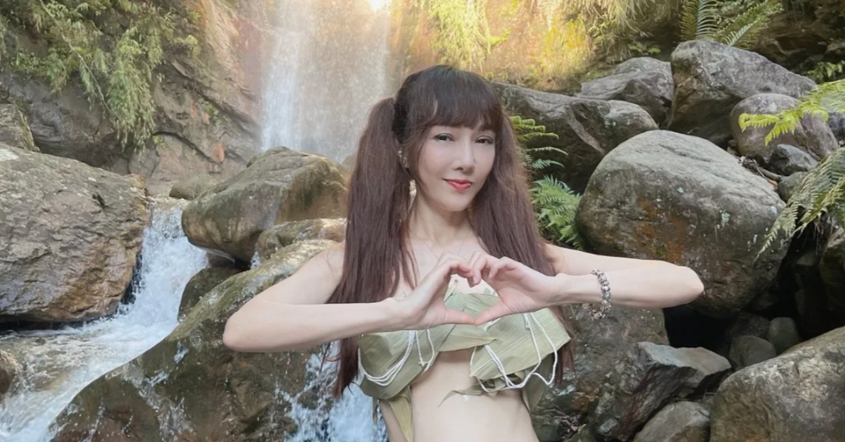 凍齡美魔女胡文英，向來不吝惜分享自己的好身材。（圖／翻攝自胡文英臉書）