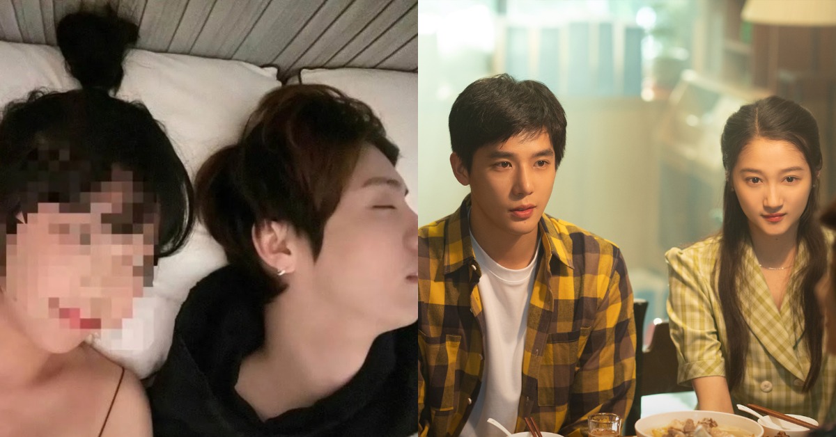 司曉迪曝光疑似鹿晗的床照，更聲稱關曉彤與王安宇在一起了。（圖／翻攝自司曉迪、小巷人家微博）