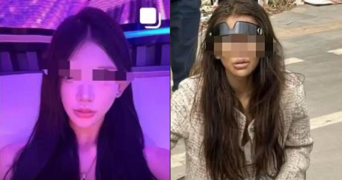 擁有2.4萬粉絲的吳姓網紅被發現流浪於柬埔寨街頭，和過去光鮮亮麗的模樣判若兩人。（圖／翻攝自是阿月渾子啊_微博）