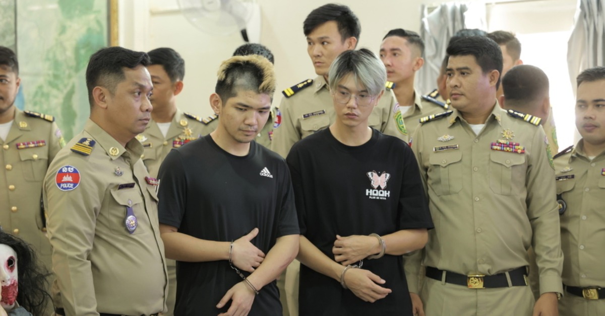 網紅「晚安小雞」與「阿鬧」於柬埔寨服刑兩年後，傳出即將獲釋的消息。（圖／翻攝自柬中時報）