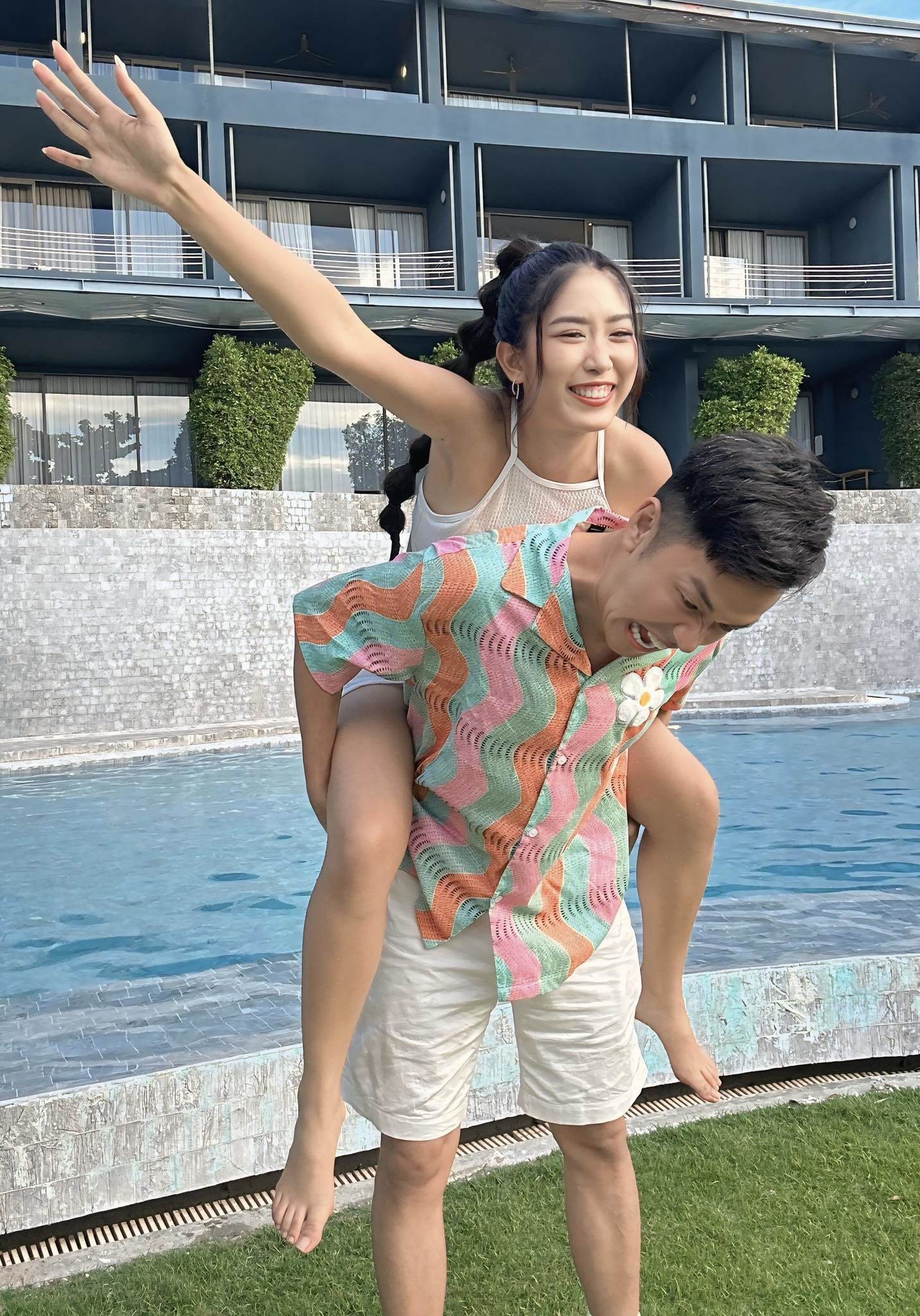 香蕉與老婆Timmy相當恩愛。（圖／翻攝自香蕉臉書）