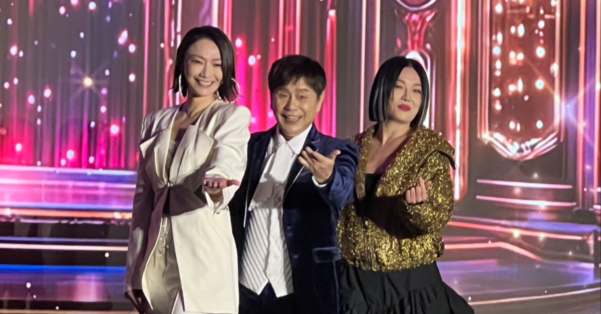 侯怡君、黃西田、苗可麗出席《2026藍寶石真愛秀大歌廳》記者會。（圖／讀者提供）