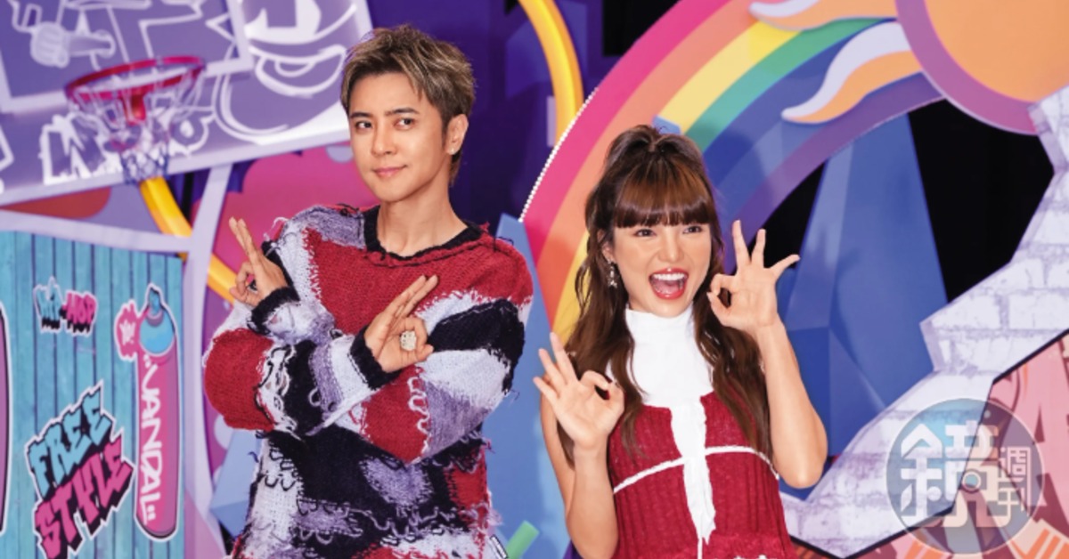 羅志祥（左）主持《綜藝OK啦》3個月，近日傳出改版，原來的搭檔何美（右）被換掉。（圖／鏡週刊）