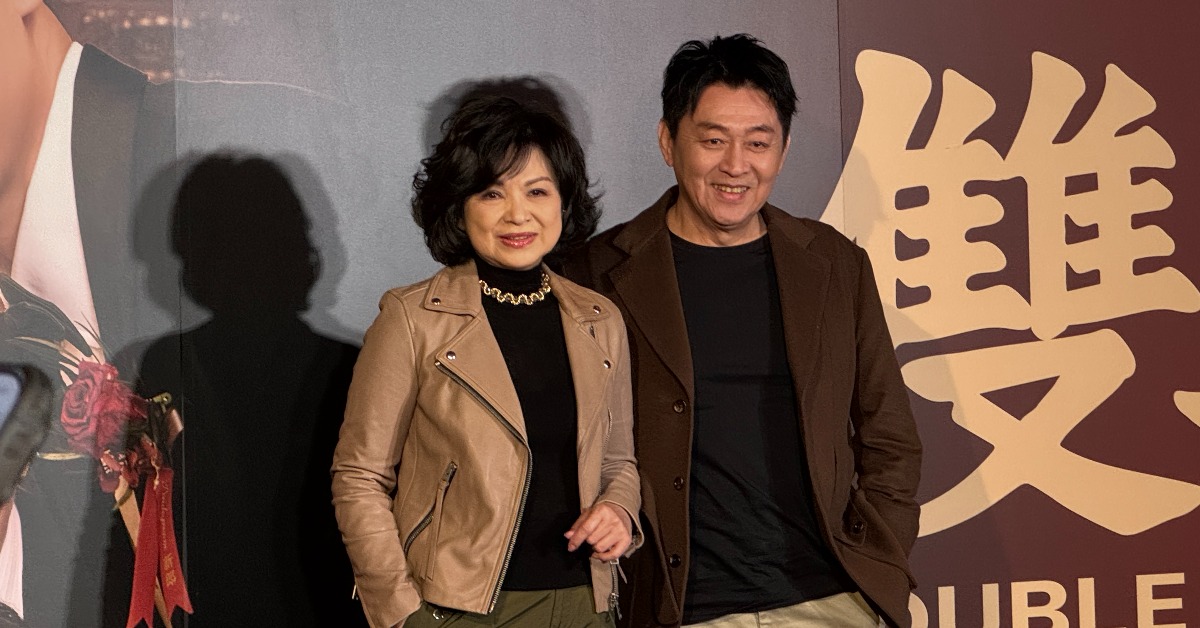 楊貴媚、庹宗華在電影《雙囍》中演出怨偶。（圖／記者黃雅琪攝影）