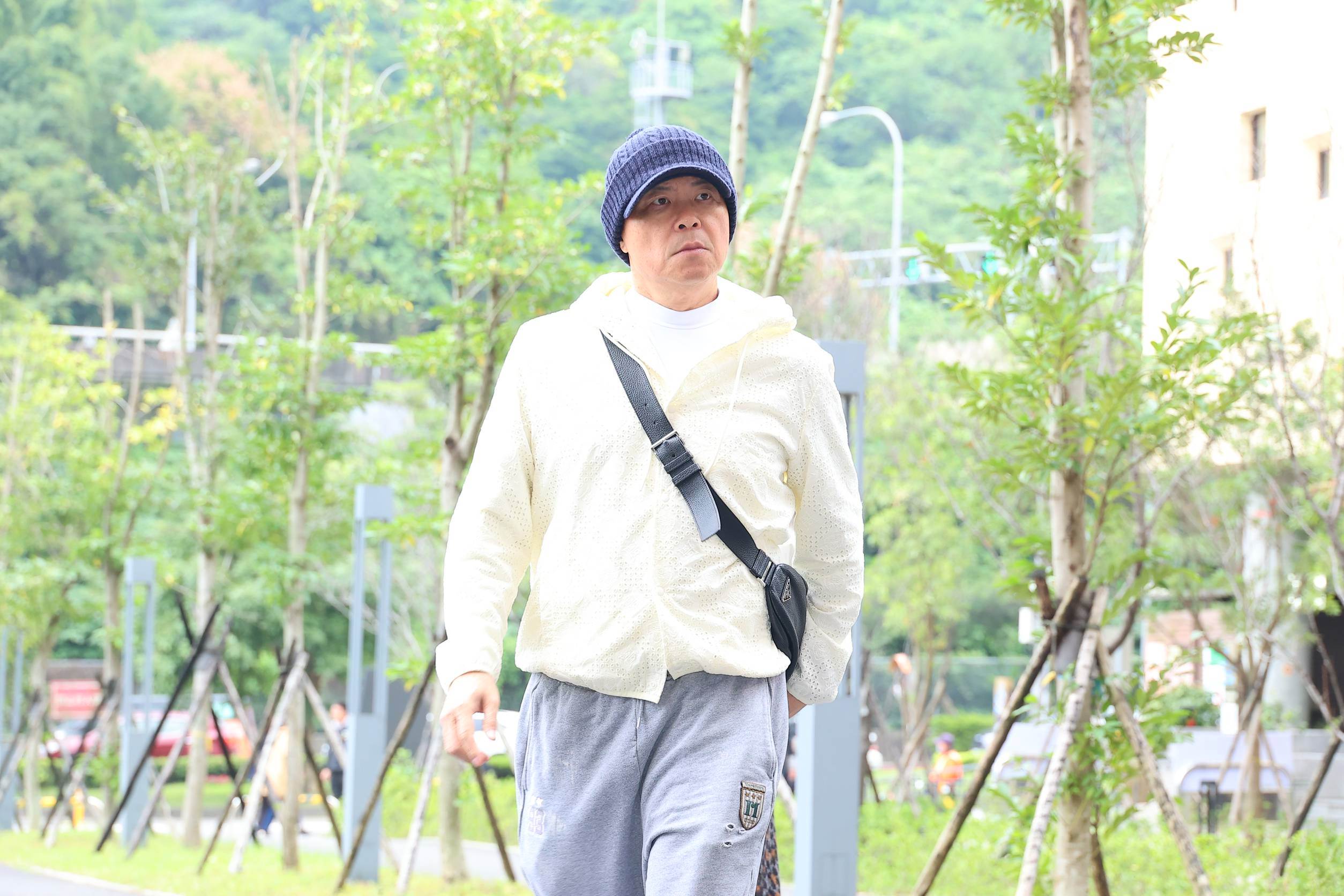 曾國城低調現身林光寧告別式。（圖／東森娛樂）