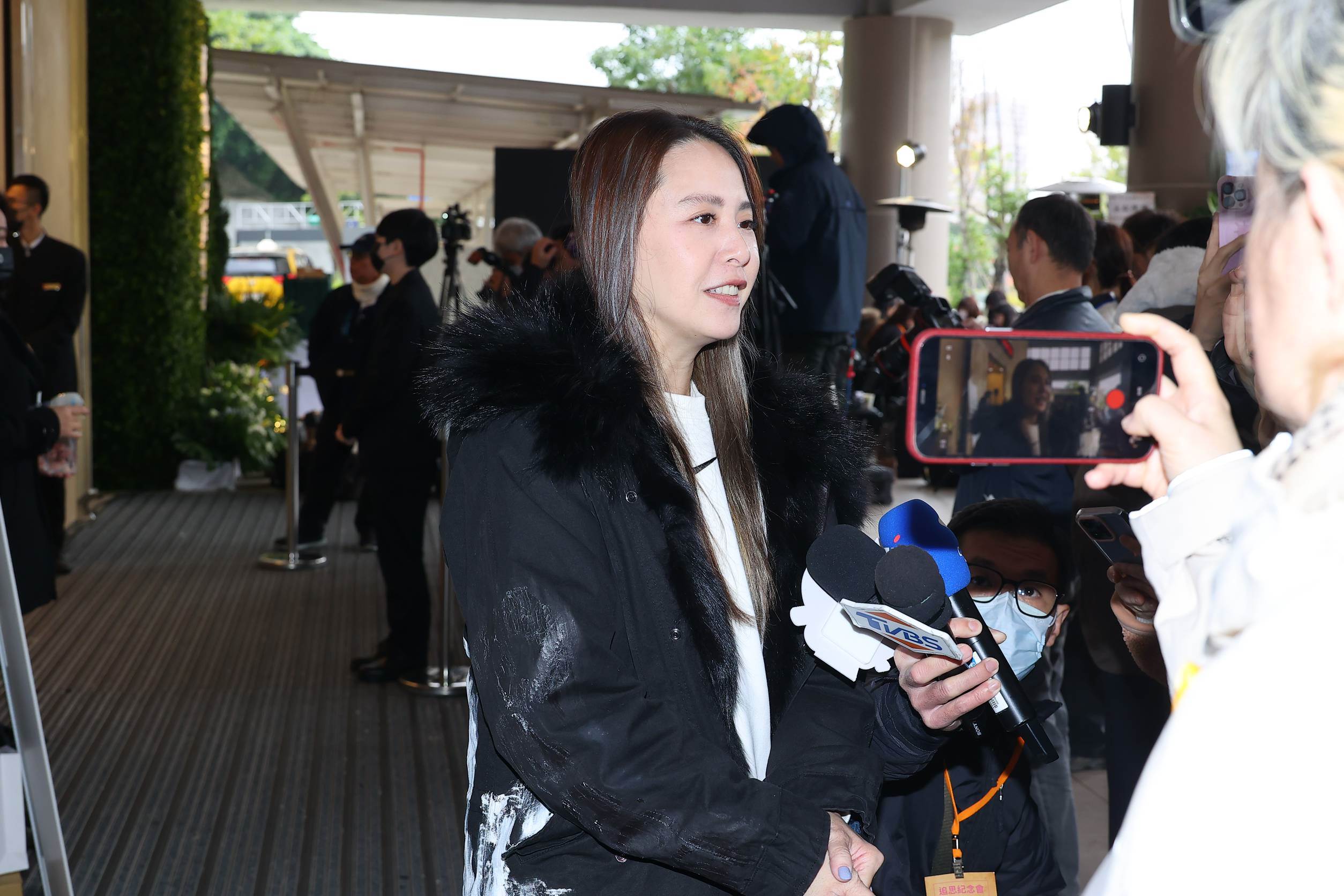 <a href='https://star.ebc.net.tw/search/tags/黃小柔/' target='_blank'>黃小柔</a>透露林光寧生前聚會狀態。（圖／東森娛樂）