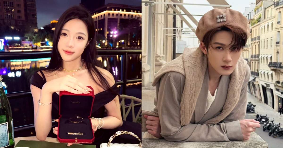 劉一諾澄清與檀健次交往時已成年。（圖／翻攝自劉一諾微博、檀健次Instagram）