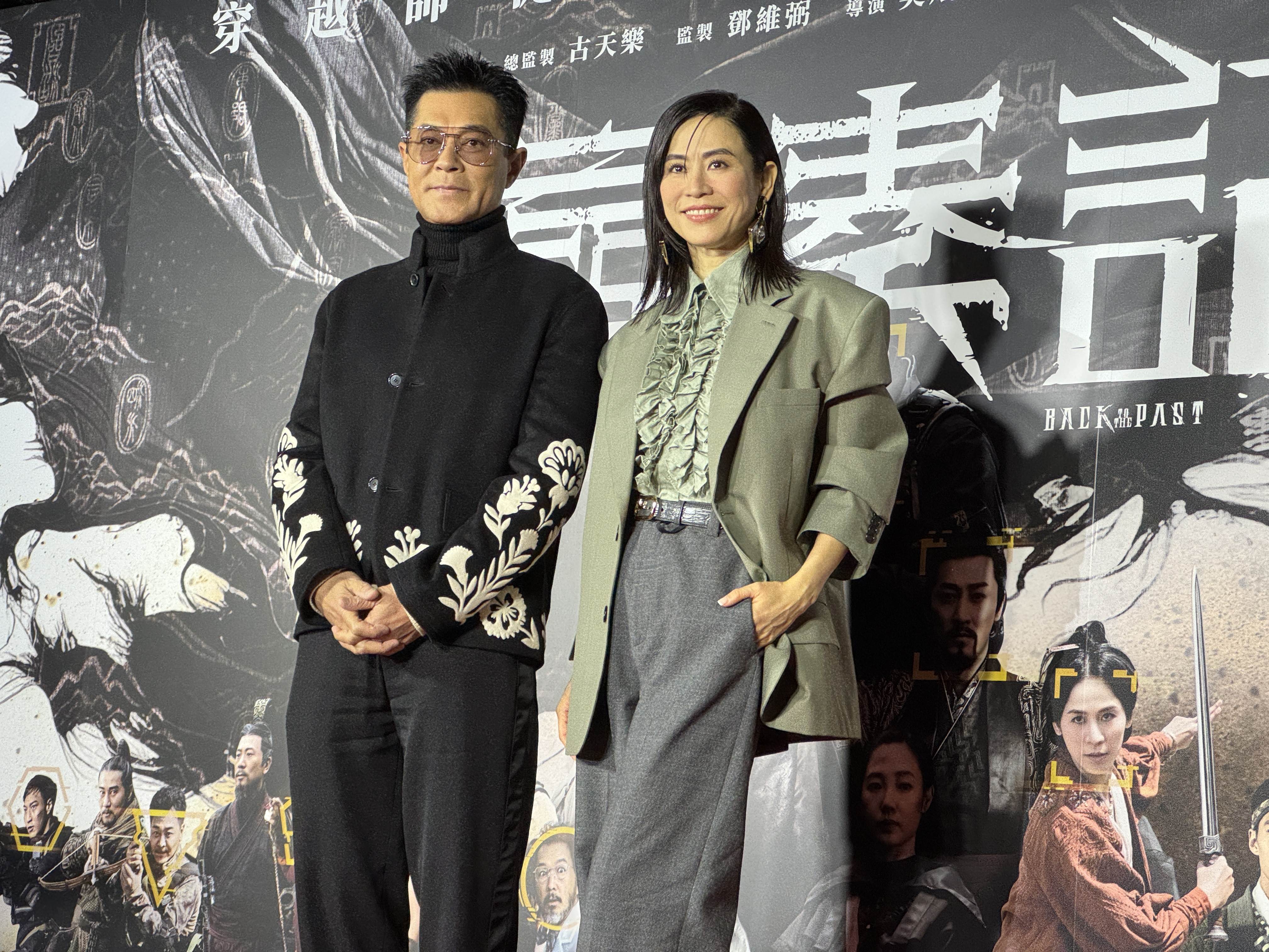 古天樂和宣萱久違來台出席電影《尋秦記》首映會。（圖／記者黃雅琪攝影）