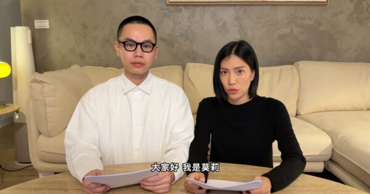 莫莉與經紀人Henry發布影片回應爭議。（圖／翻攝自莫莉IG）