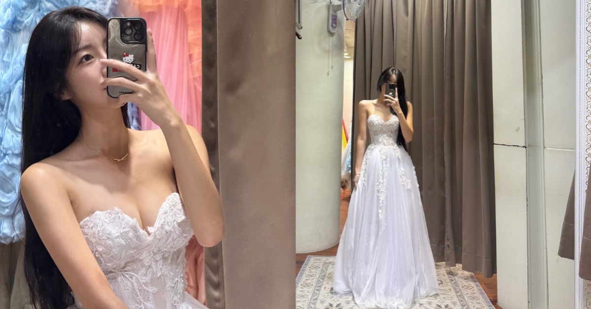 安芝儇曬出婚紗美照。（圖／翻攝自安芝儇Instagram）