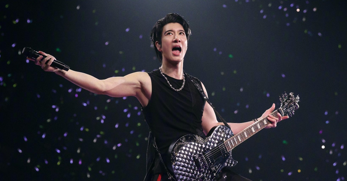 王力宏開唱發生突發狀況。（圖／翻攝自王力宏微博）