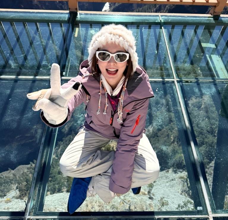 林莎接下主持首站挑戰4000公尺<a href='https://star.ebc.net.tw/search/tags/高山/' target='_blank'>高山</a>。（圖／中視提供）