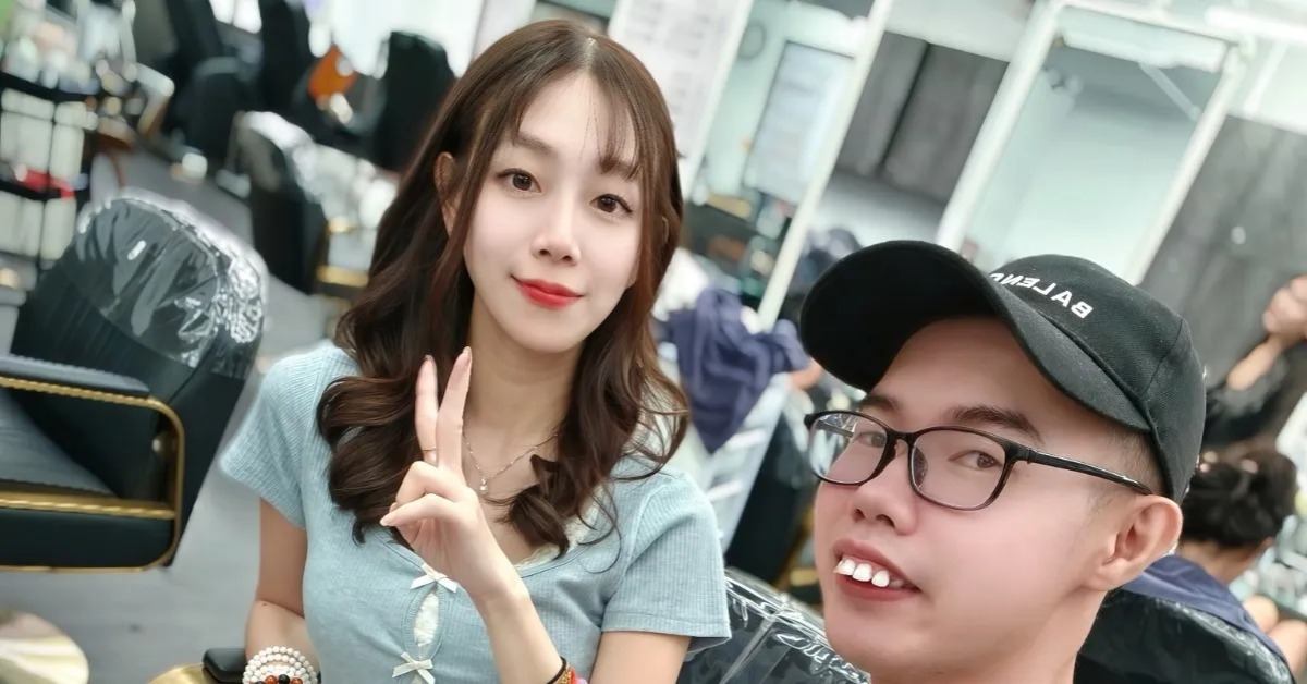 鄧佳華與模特兒前女友簡簡。（圖／翻攝自鄧佳華臉書）