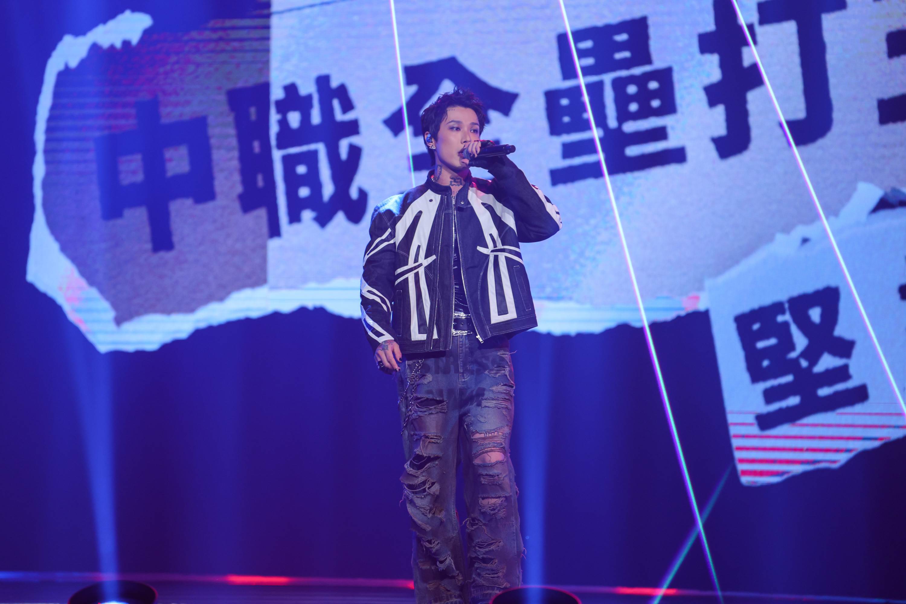 Marz23擔任熱血隊長。（圖／三立提供）