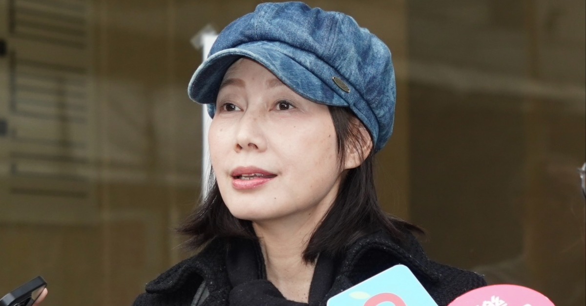 丁寧今（12）日現身曹西平靈堂弔唁。（圖／東森娛樂）