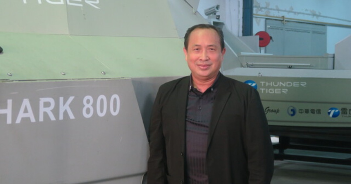 雷虎科技董事長陳冠如。（圖／中央社提供）