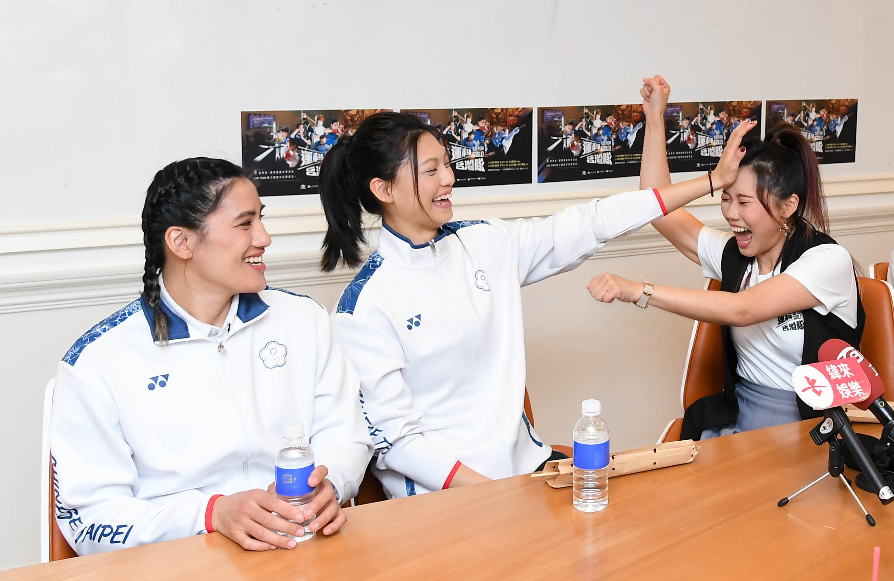 屠潔與多位國手今（13）日出席首映會。（圖／三立提供）