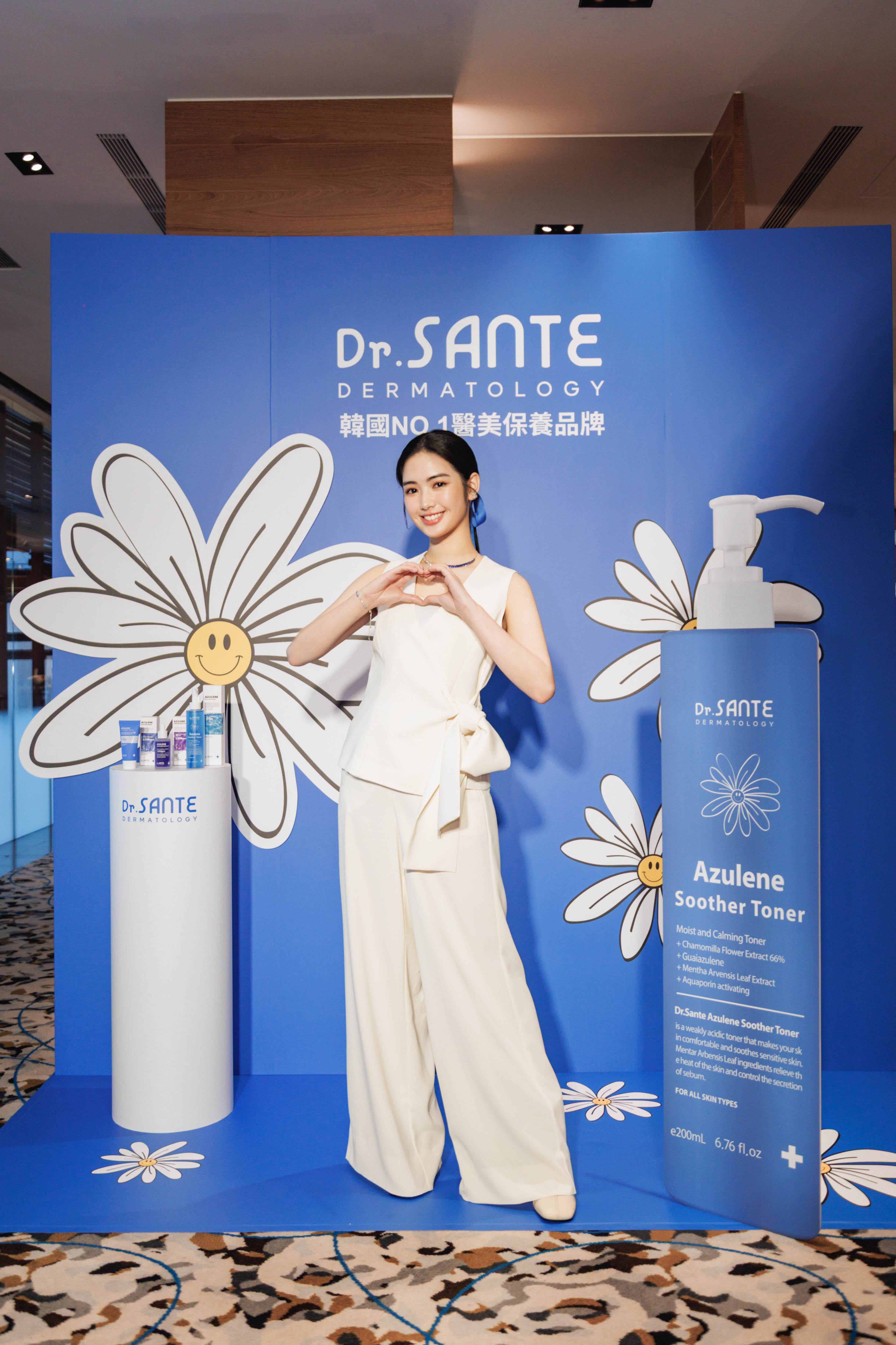 品牌好友雷嘉汭。（圖／Dr.SANTE韓國善對台灣總代理承詠生技）