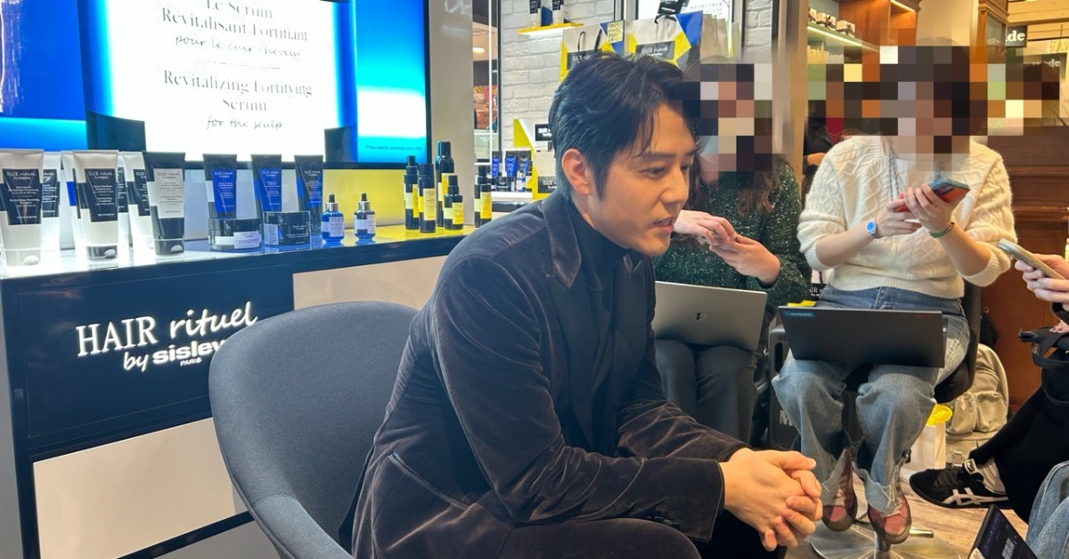 胡宇威出席髮品品牌活動。（圖／記者陳怡伶攝）