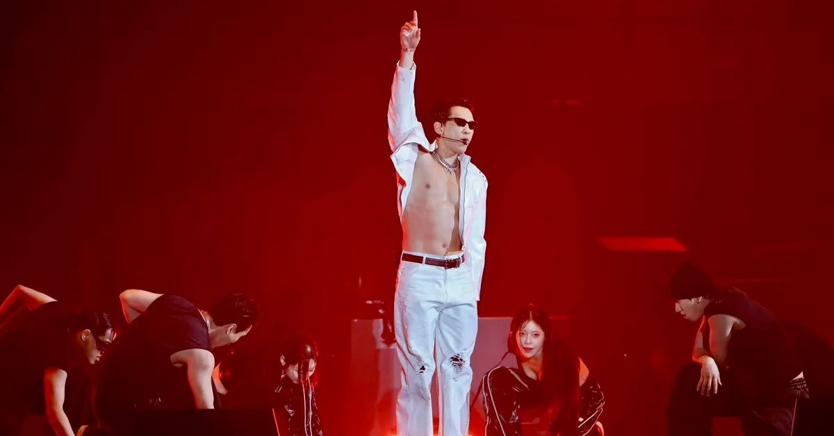 韓流天王RAIN睽違20年重返台北小巨蛋開唱。（圖／東森娛樂）