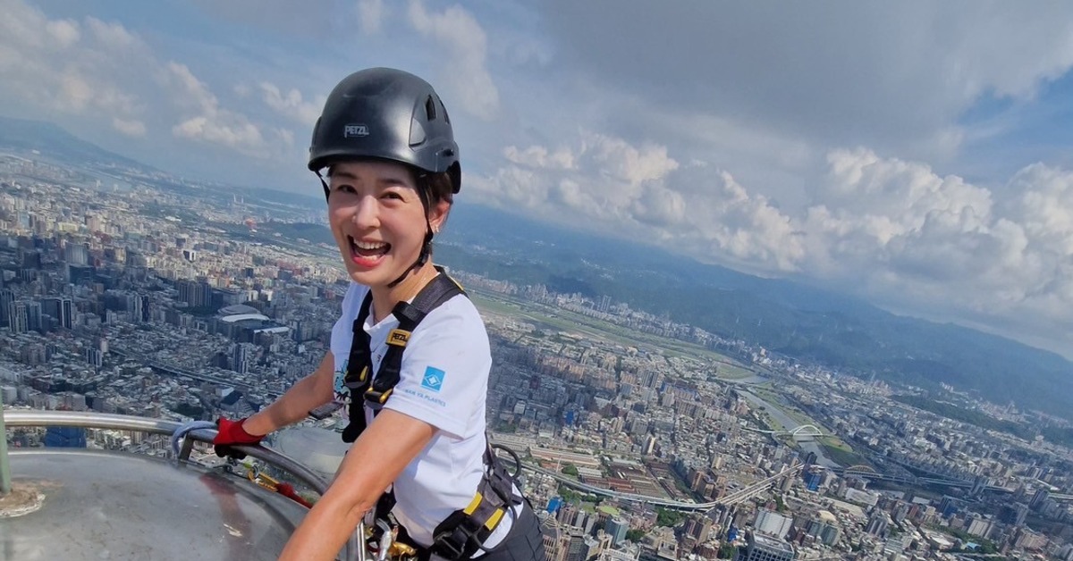 台北101董事長賈永婕在臉書分享心路歷程。（圖／翻攝自賈永婕的跑跳人生臉書）