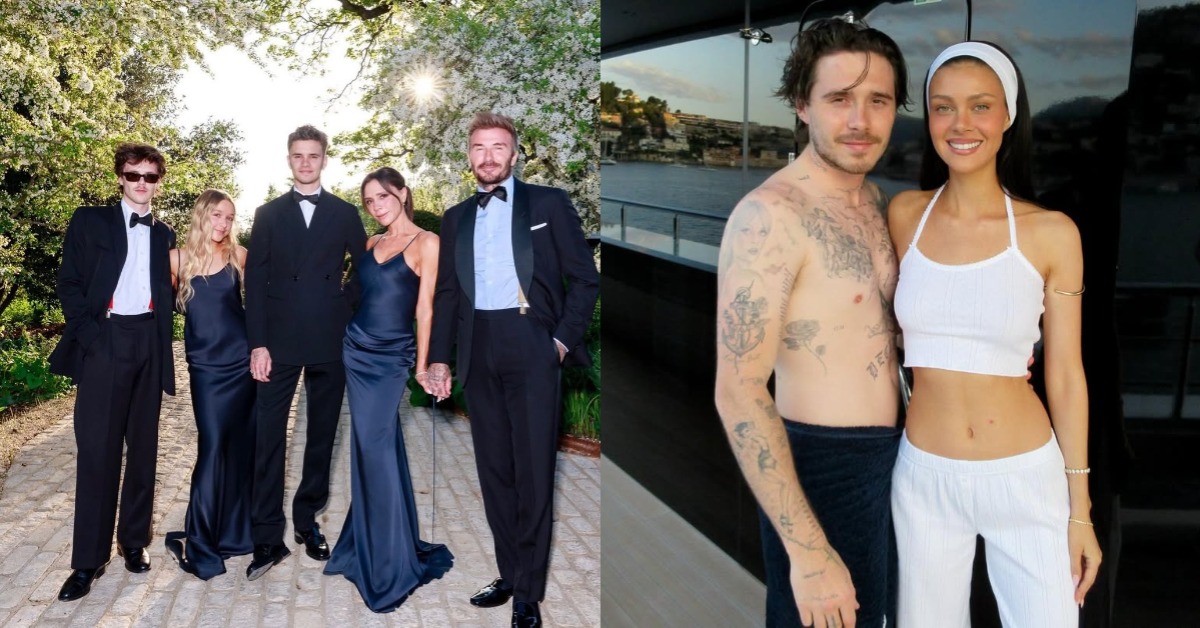 維多利亞鬧翻長子布魯克林與媳婦妮寇拉佩茲。（圖／翻攝自貝克漢、布魯克林Instagram）