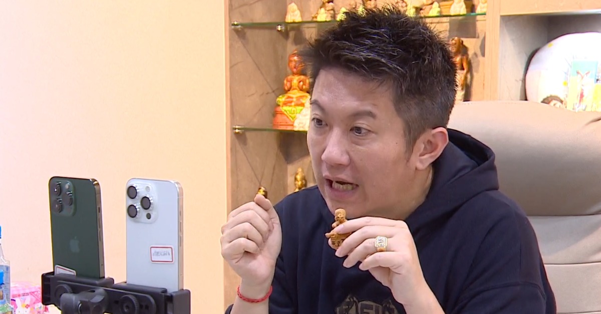 佛牌直播主賓賓哥近半年來爭議不斷。（圖／東森新聞）