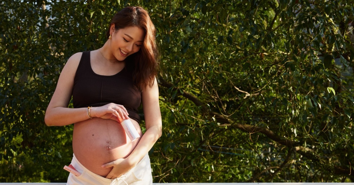 懷孕中的名模林又立即將在2月「卸貨」。（圖／品牌提供）