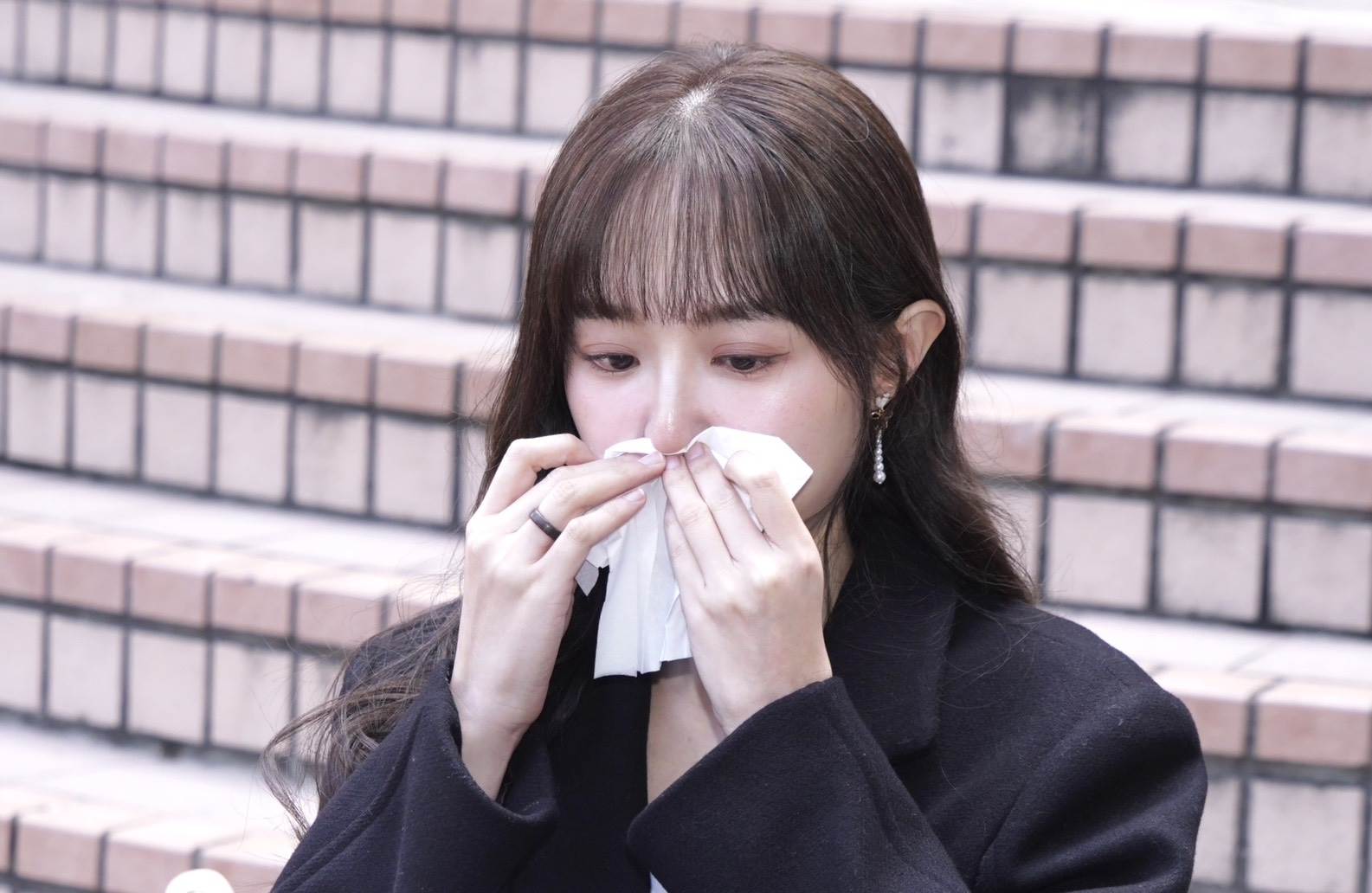 洪詩心疼父母遭到波及。（圖／東森娛樂）