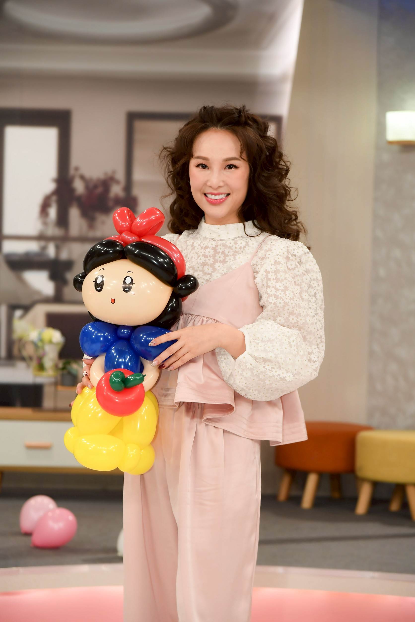 張齡予懷二胎女兒4個月。（圖／三立提供）