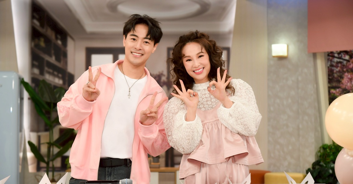 張齡予與WISH朱宇謀今（23）日出席節目記者會。（圖／三立提供）