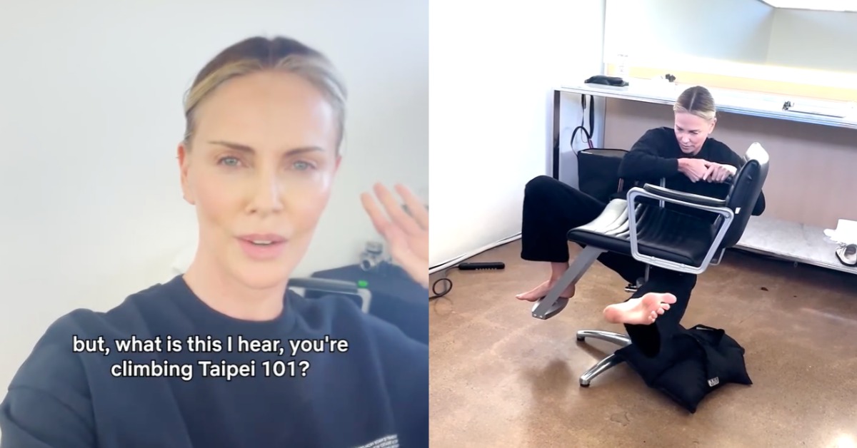 莎莉賽隆發出「攀爬椅子」影片，隔空向霍諾德下戰帖。（圖／翻攝自莎莉賽隆Instagram）