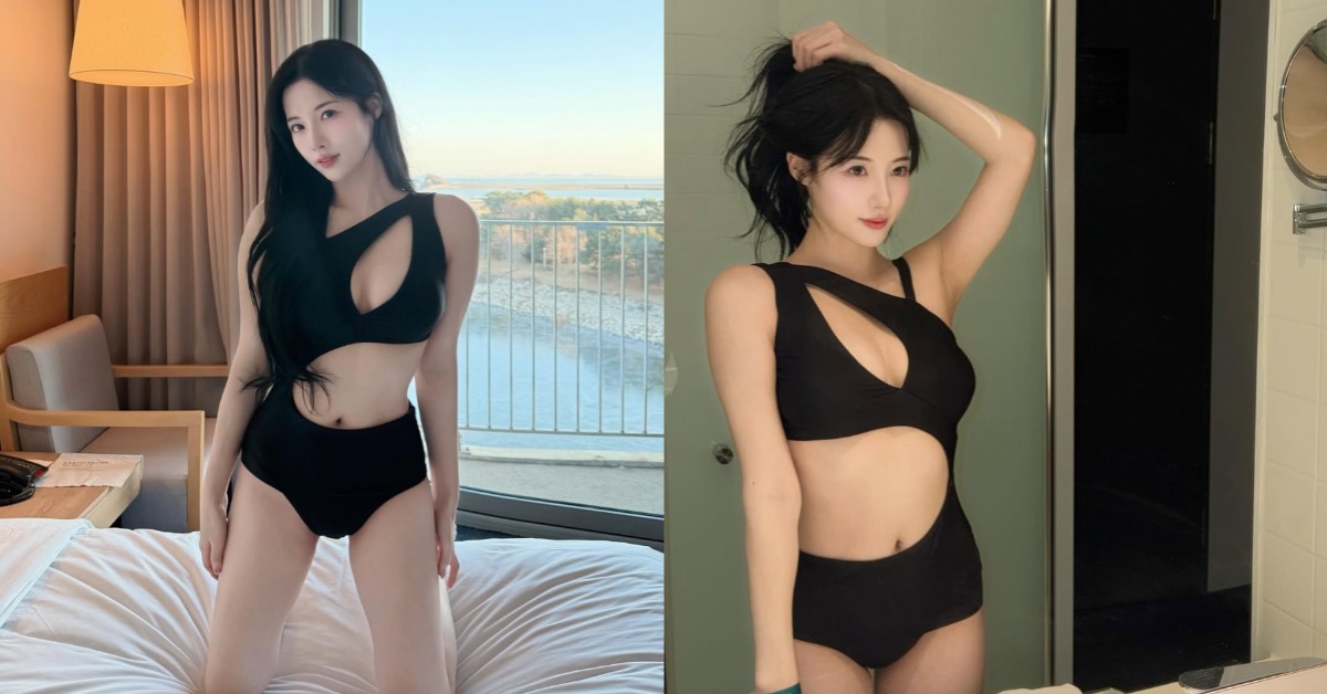 朴旻曙泳裝辣照引爆討論。（圖／翻攝自朴旻曙Instagram）