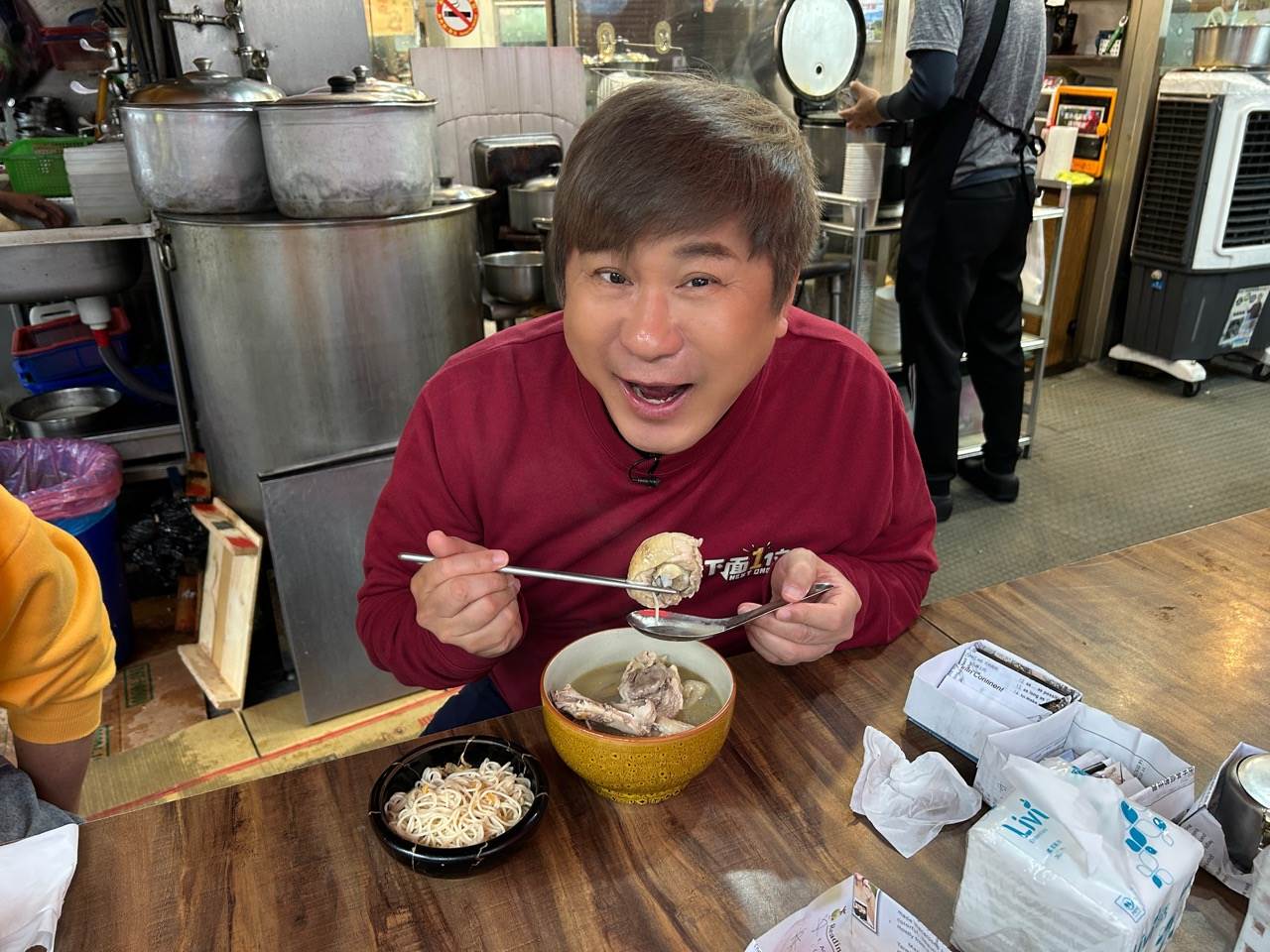 胡瓜到文山區享用美食。（圖／下面一位提供）