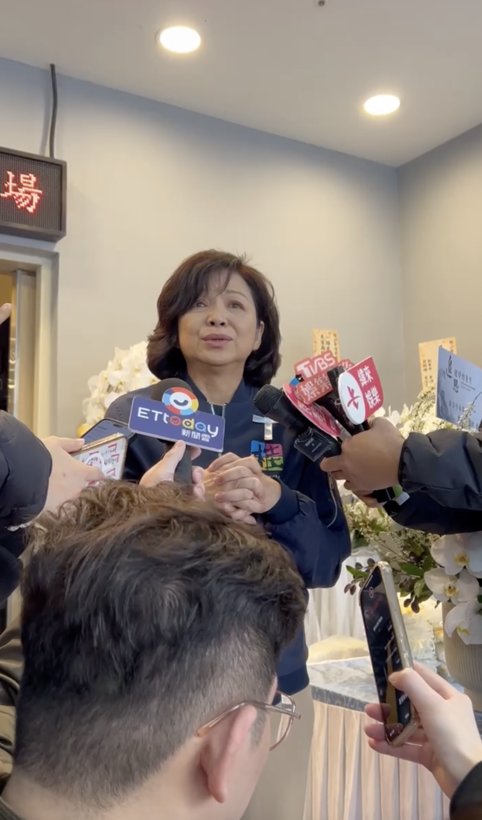 楊貴媚談趙學煌忍不住落淚。（圖／記者陳怡伶攝）