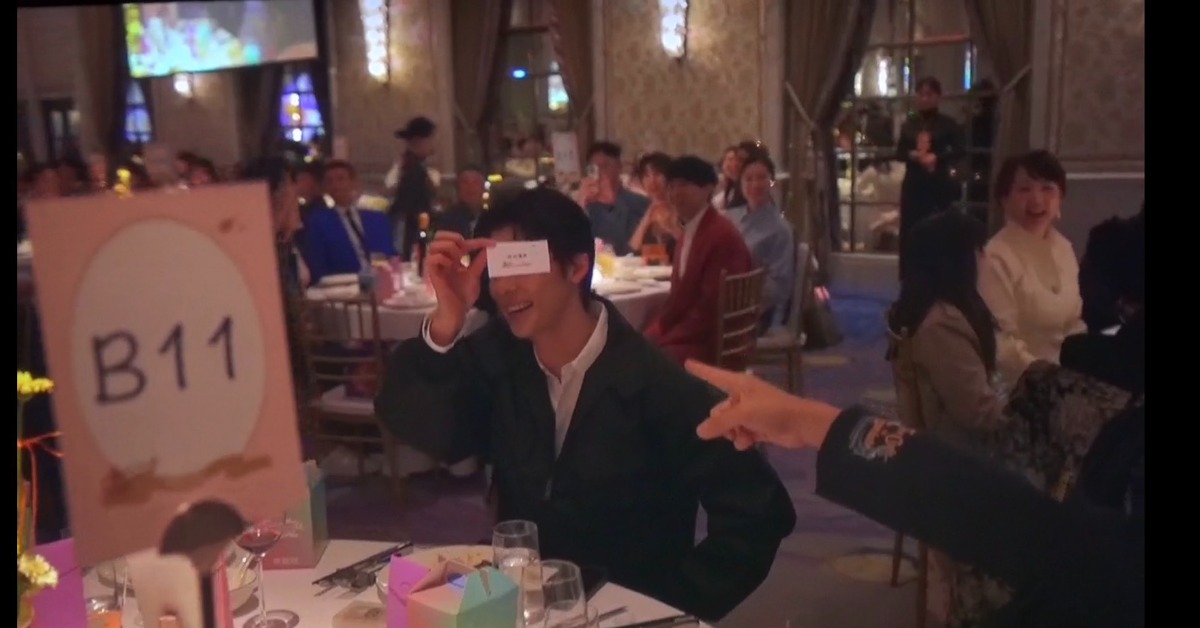 許光漢低調現身Lulu、陳漢典婚宴。（圖／翻攝畫面）