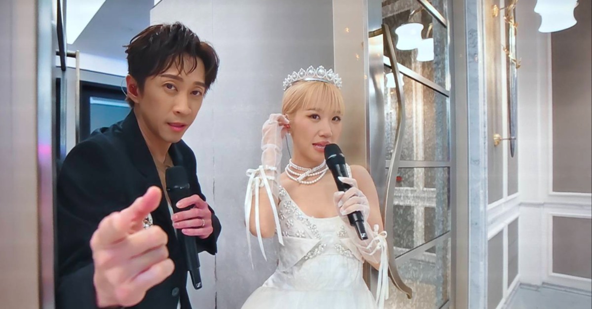 陳漢典、Lulu（黃路梓茵）搖身一變成「唱跳歌手」。（圖／翻攝畫面）