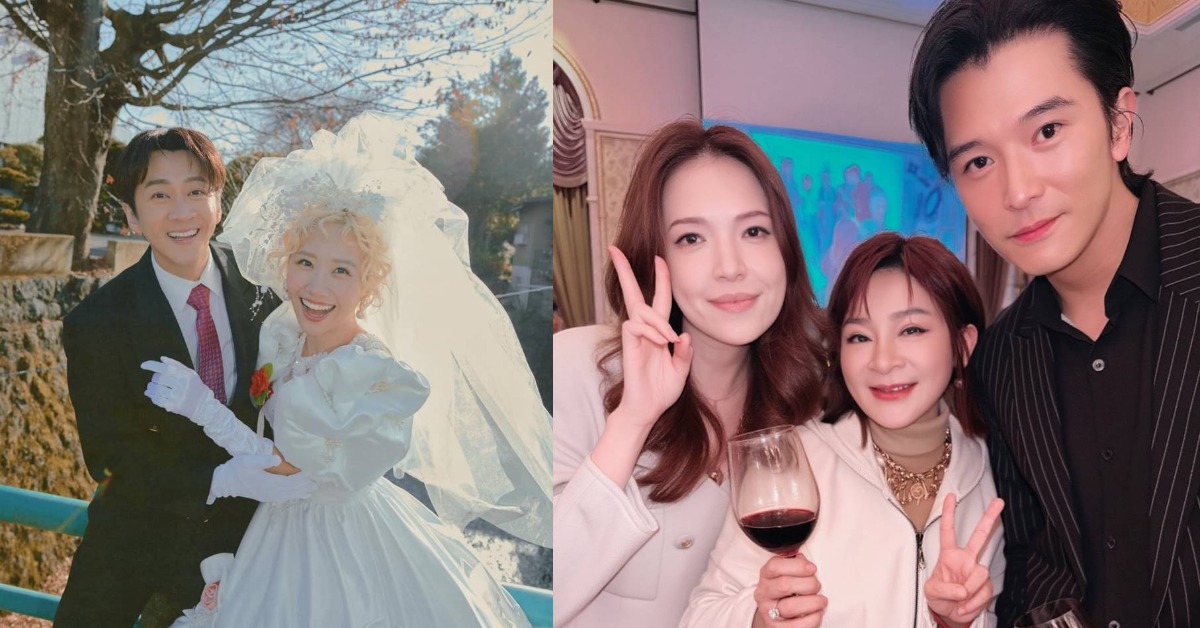 陳漢典與Lulu黃路梓茵25日晚間在台北舉辦婚宴，許瑋甯也現身。（圖／翻攝自Lulu黃路梓茵、王彩樺臉書）