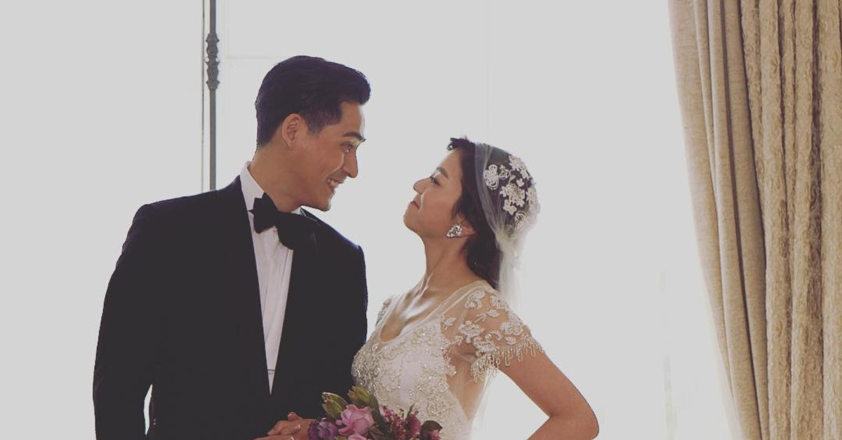 周渝民與喻虹淵2015年宣布結婚的喜訊。（圖／翻攝自喻虹淵IG）