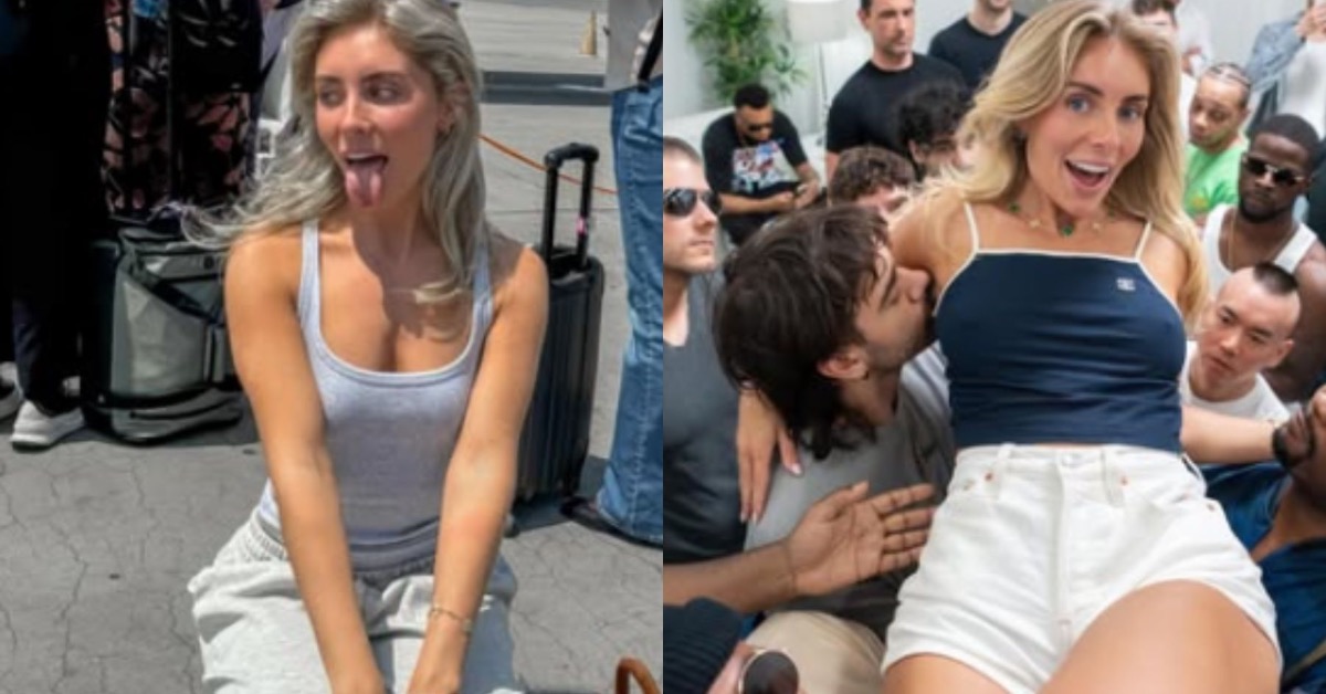 英國成人女優邦妮以12小時破千人挑戰爆紅。（圖／翻攝自IG／onlybonnieblue）