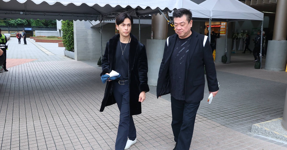 Gino、孫德榮都前來弔唁Simon。（圖／東森娛樂）